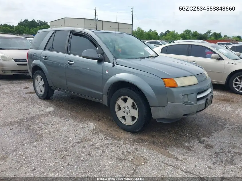 2005 Saturn Vue V6 VIN: 5GZCZ53455S848660 Lot: 45212297