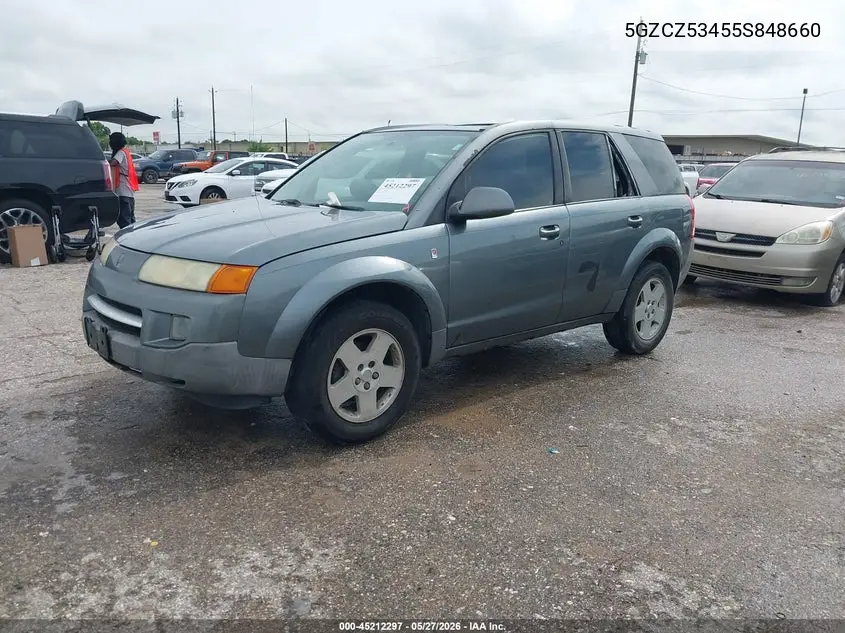2005 Saturn Vue V6 VIN: 5GZCZ53455S848660 Lot: 45212297