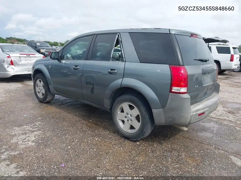 2005 Saturn Vue V6 VIN: 5GZCZ53455S848660 Lot: 45212297
