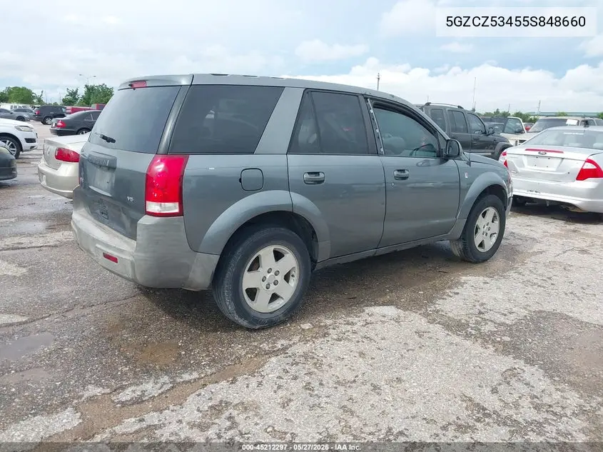 2005 Saturn Vue V6 VIN: 5GZCZ53455S848660 Lot: 45212297