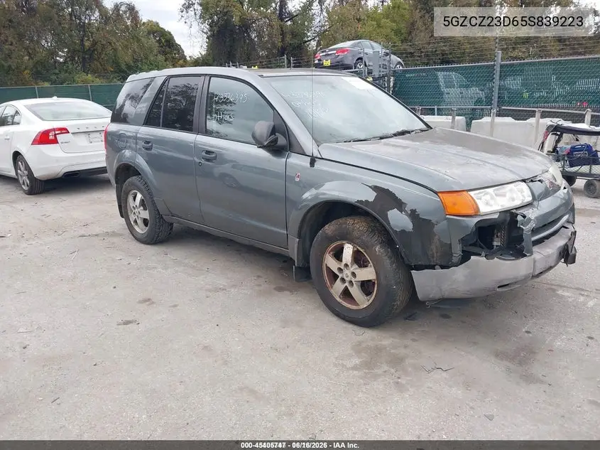 5GZCZ23D65S839223 2005 Saturn Vue 4 Cyl