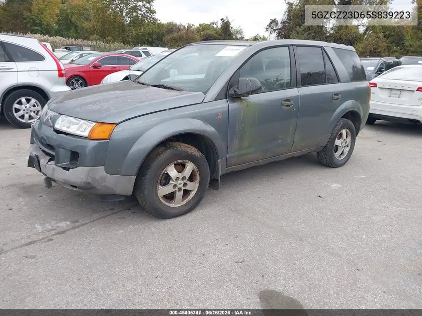 5GZCZ23D65S839223 2005 Saturn Vue 4 Cyl