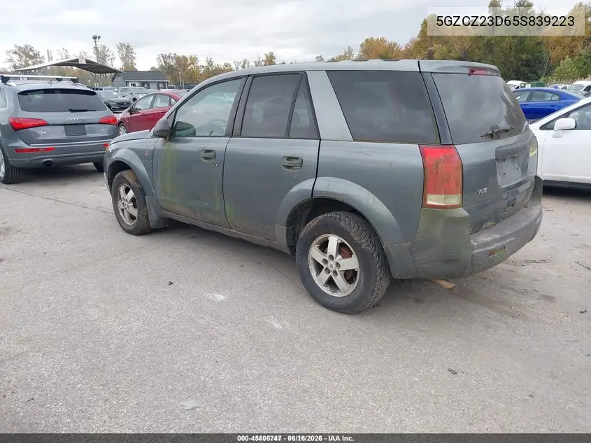 5GZCZ23D65S839223 2005 Saturn Vue 4 Cyl