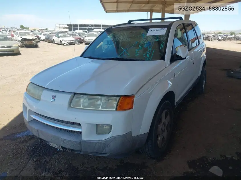 2005 Saturn Vue V6 VIN: 5GZCZ53415S802856 Lot: 45416552