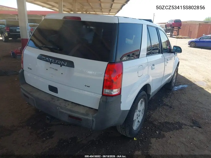 2005 Saturn Vue V6 VIN: 5GZCZ53415S802856 Lot: 45416552