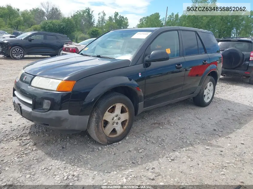 2005 Saturn Vue V6 VIN: 5GZCZ63485S852062 Lot: 45429088