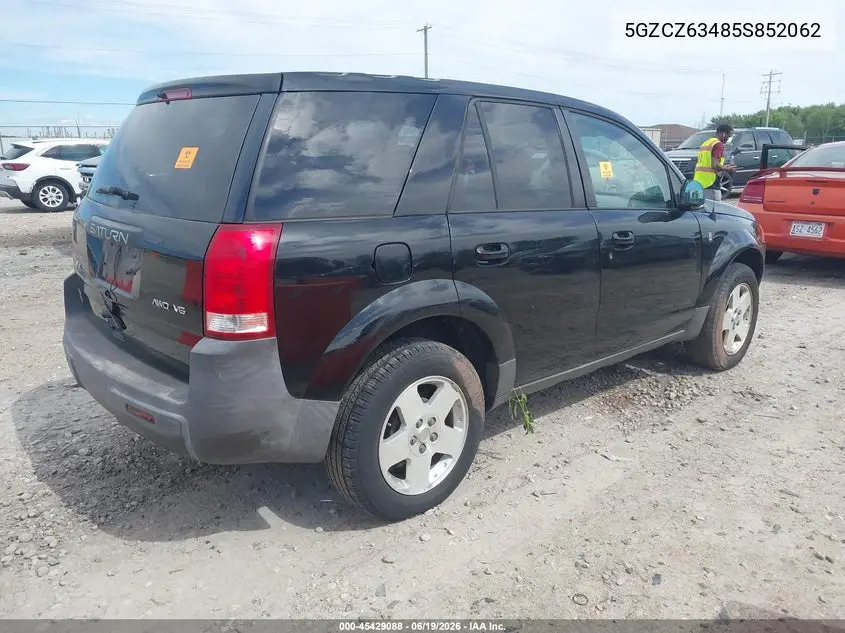 2005 Saturn Vue V6 VIN: 5GZCZ63485S852062 Lot: 45429088