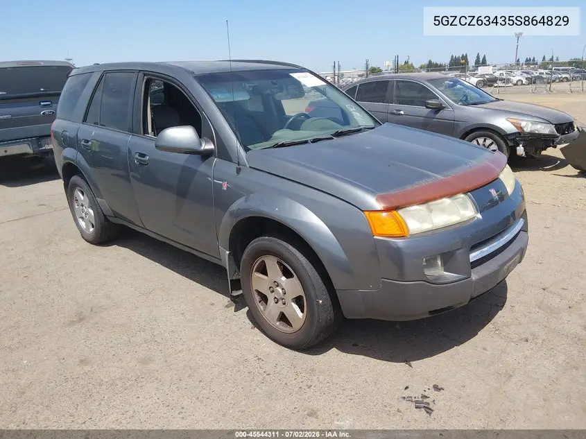 2005 Saturn Vue V6 VIN: 5GZCZ63435S864829 Lot: 45544311