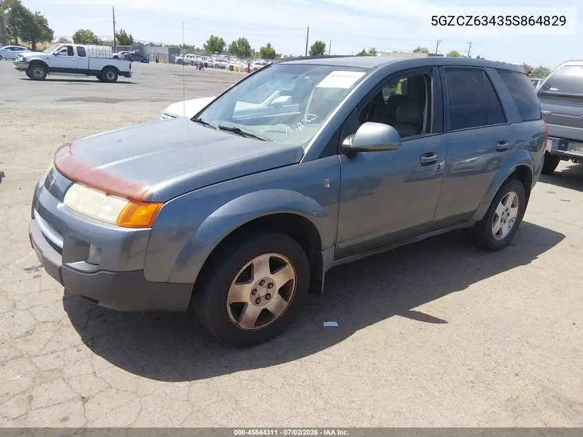 2005 Saturn Vue V6 VIN: 5GZCZ63435S864829 Lot: 45544311