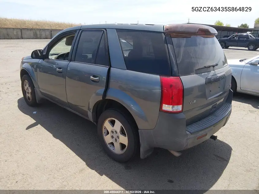 2005 Saturn Vue V6 VIN: 5GZCZ63435S864829 Lot: 45544311