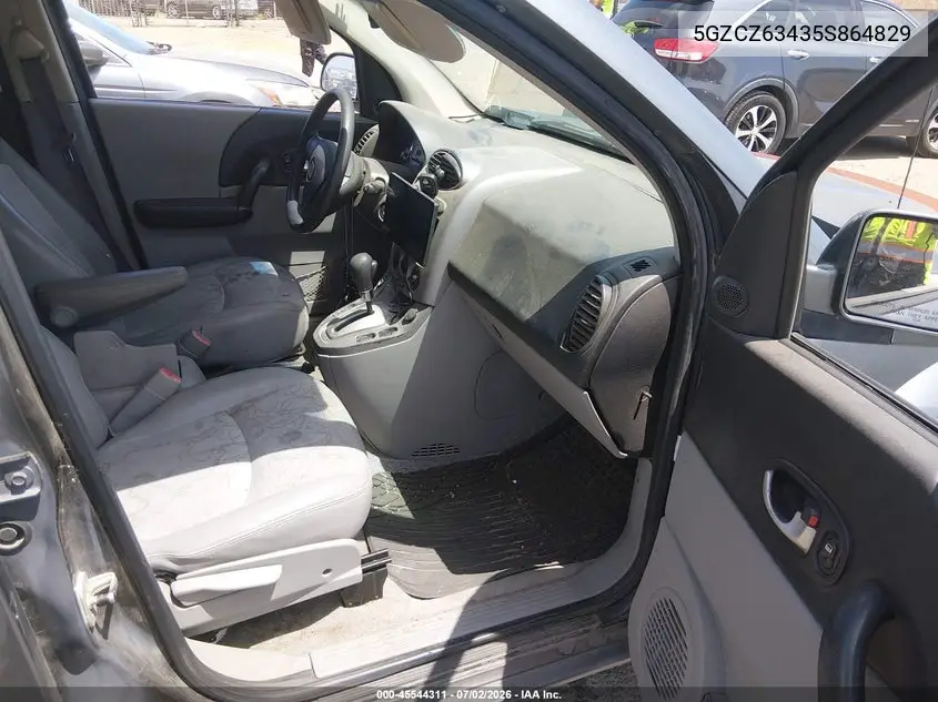 2005 Saturn Vue V6 VIN: 5GZCZ63435S864829 Lot: 45544311