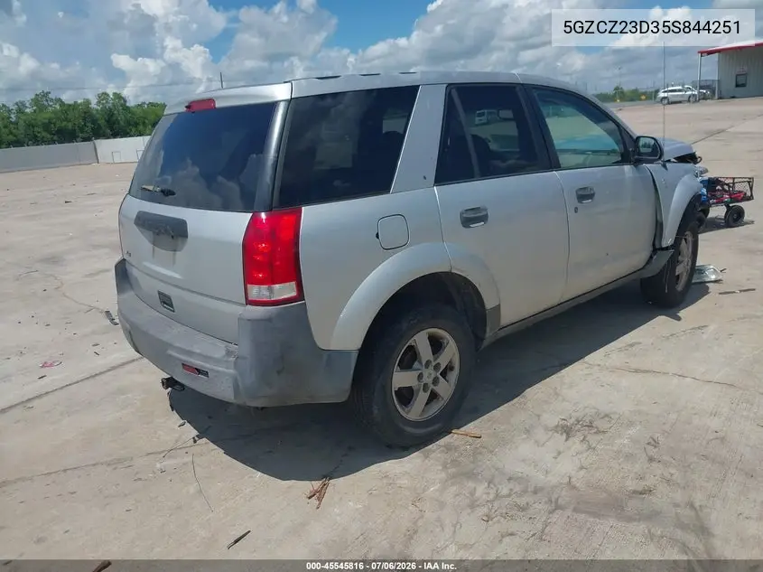 2005 Saturn Vue 4 Cyl VIN: 5GZCZ23D35S844251 Lot: 45545816