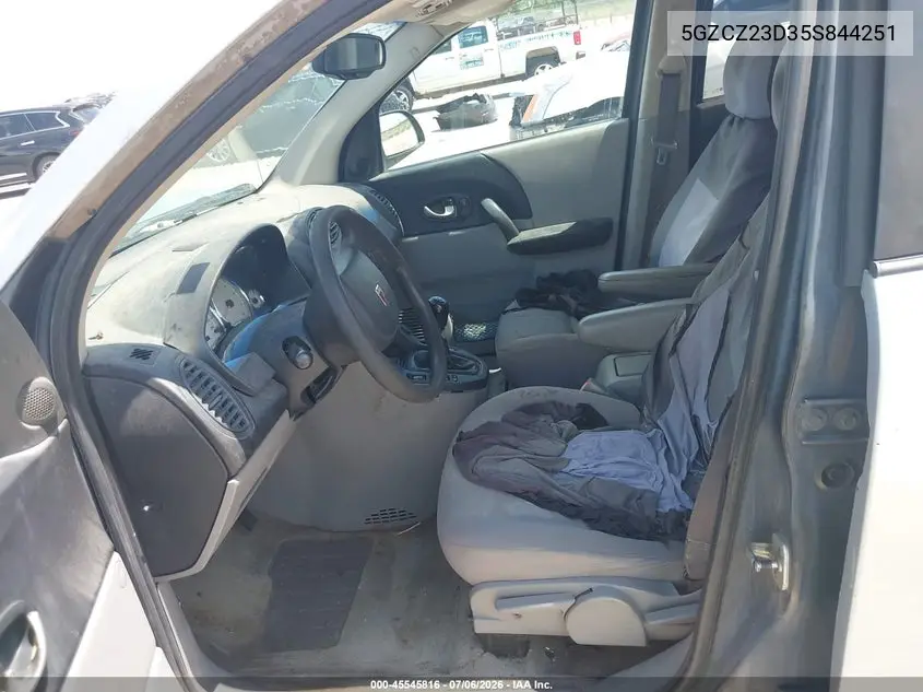 2005 Saturn Vue 4 Cyl VIN: 5GZCZ23D35S844251 Lot: 45545816