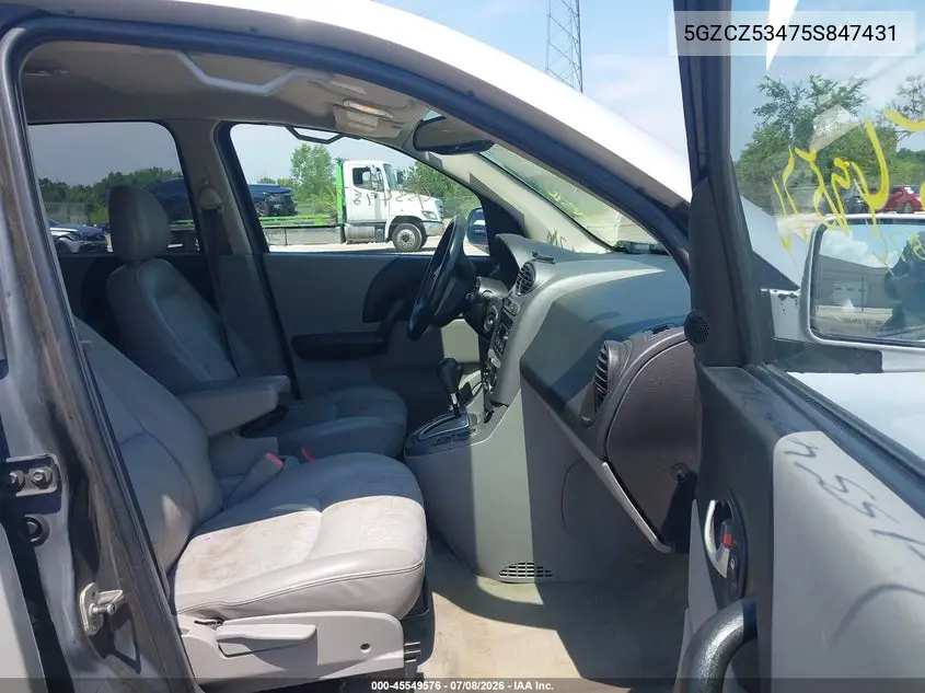 2005 Saturn Vue V6 VIN: 5GZCZ53475S847431 Lot: 45549576