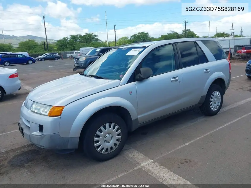 2005 Saturn Vue 4 Cyl VIN: 5GZCZ33D75S828169 Lot: 45586201