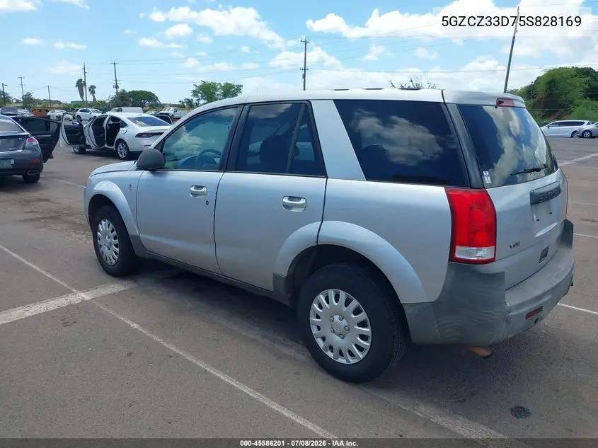 2005 Saturn Vue 4 Cyl VIN: 5GZCZ33D75S828169 Lot: 45586201