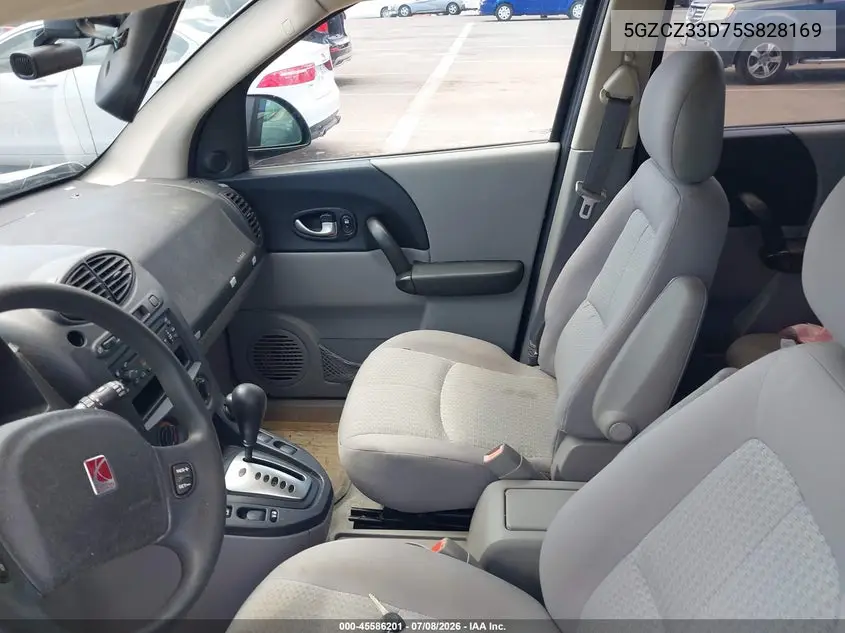 2005 Saturn Vue 4 Cyl VIN: 5GZCZ33D75S828169 Lot: 45586201