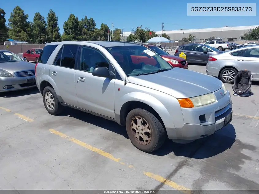 2005 Saturn Vue 4 Cyl VIN: 5GZCZ33D25S833473 Lot: 45614767