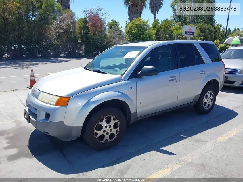 2005 Saturn Vue 4 Cyl VIN: 5GZCZ33D25S833473 Lot: 45614767