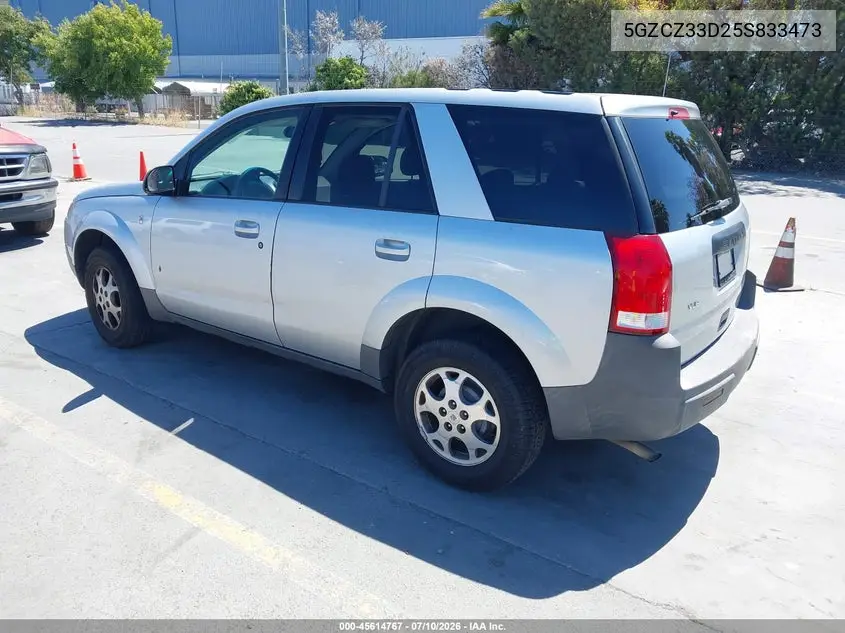 2005 Saturn Vue 4 Cyl VIN: 5GZCZ33D25S833473 Lot: 45614767