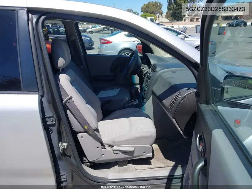 2005 Saturn Vue 4 Cyl VIN: 5GZCZ33D25S833473 Lot: 45614767