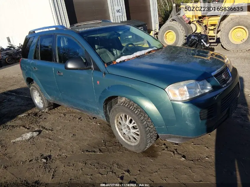 5GZCZ23D16S836635 2006 Saturn Vue 4 Cyl