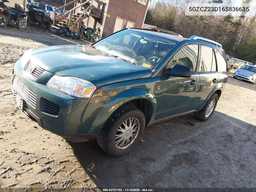 5GZCZ23D16S836635 2006 Saturn Vue 4 Cyl