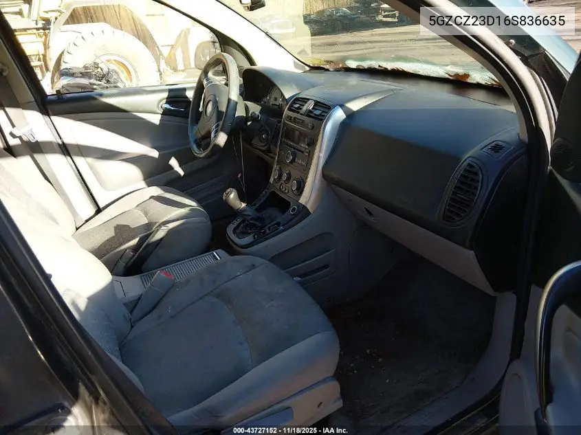 5GZCZ23D16S836635 2006 Saturn Vue 4 Cyl