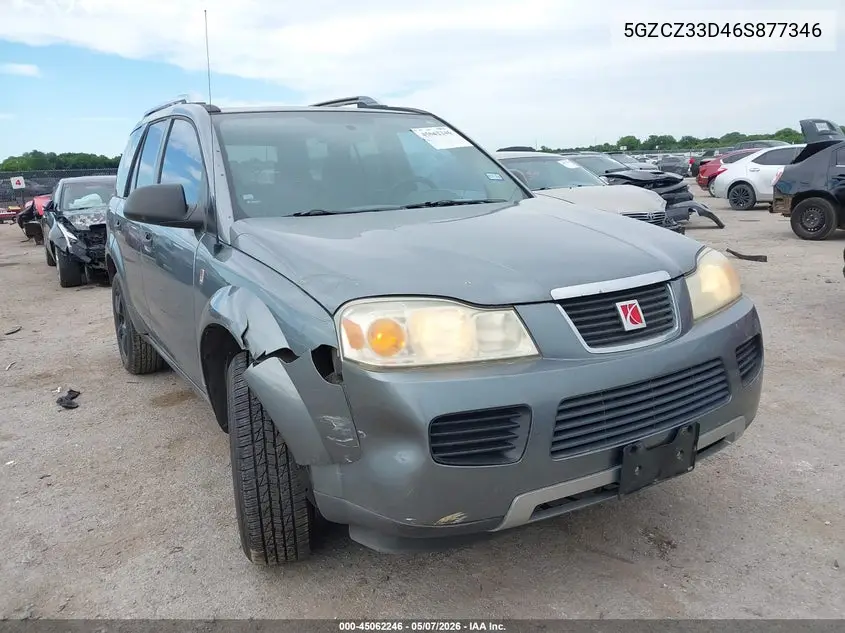 2006 Saturn Vue 4 Cyl VIN: 5GZCZ33D46S877346 Lot: 45062246