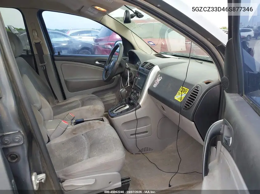 2006 Saturn Vue 4 Cyl VIN: 5GZCZ33D46S877346 Lot: 45062246