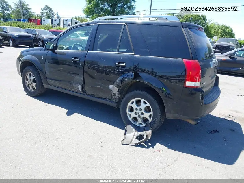 2006 Saturn Vue V6 VIN: 5GZCZ53426S835592 Lot: 45100516