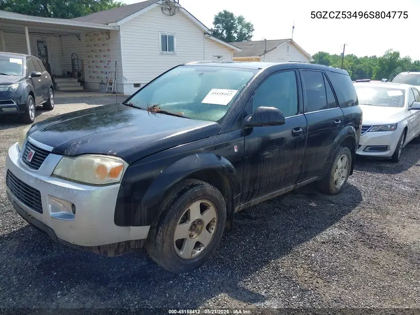 2006 Saturn Vue V6 VIN: 5GZCZ53496S804775 Lot: 45158412