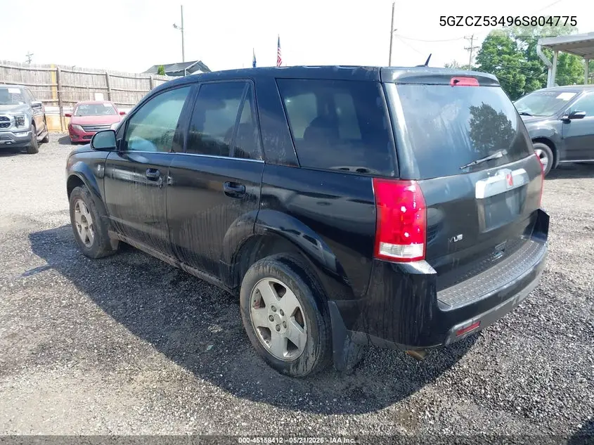2006 Saturn Vue V6 VIN: 5GZCZ53496S804775 Lot: 45158412