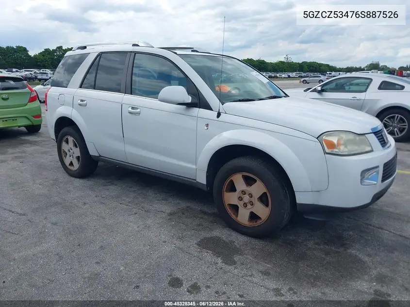 2006 Saturn Vue V6 VIN: 5GZCZ53476S887526 Lot: 45328345
