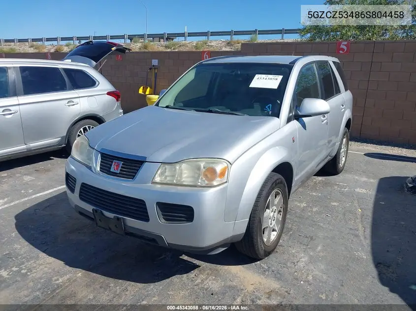 2006 Saturn Vue V6 VIN: 5GZCZ53486S804458 Lot: 45343058