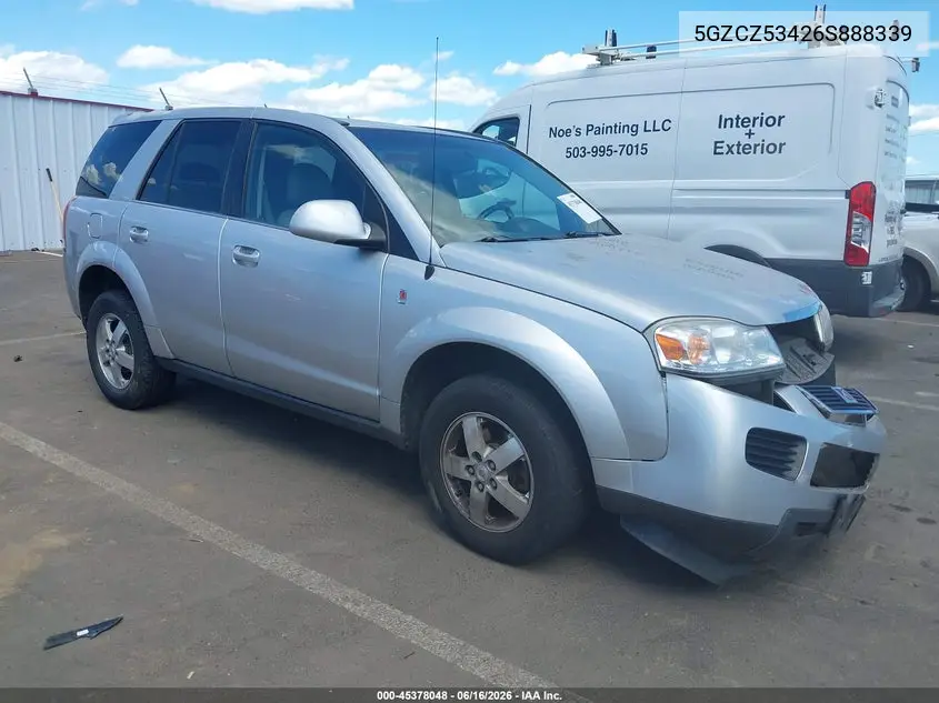 2006 Saturn Vue V6 VIN: 5GZCZ53426S888339 Lot: 45378048