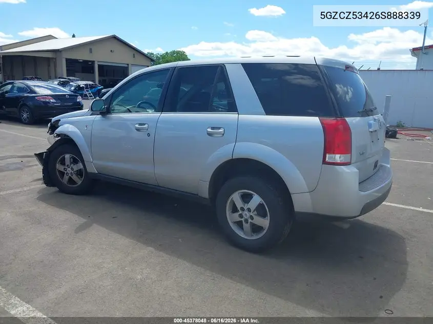 2006 Saturn Vue V6 VIN: 5GZCZ53426S888339 Lot: 45378048