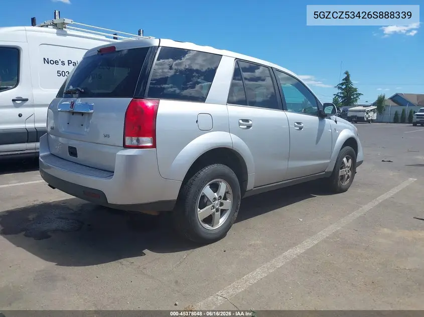 2006 Saturn Vue V6 VIN: 5GZCZ53426S888339 Lot: 45378048