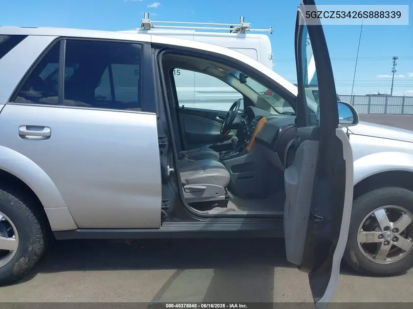 2006 Saturn Vue V6 VIN: 5GZCZ53426S888339 Lot: 45378048