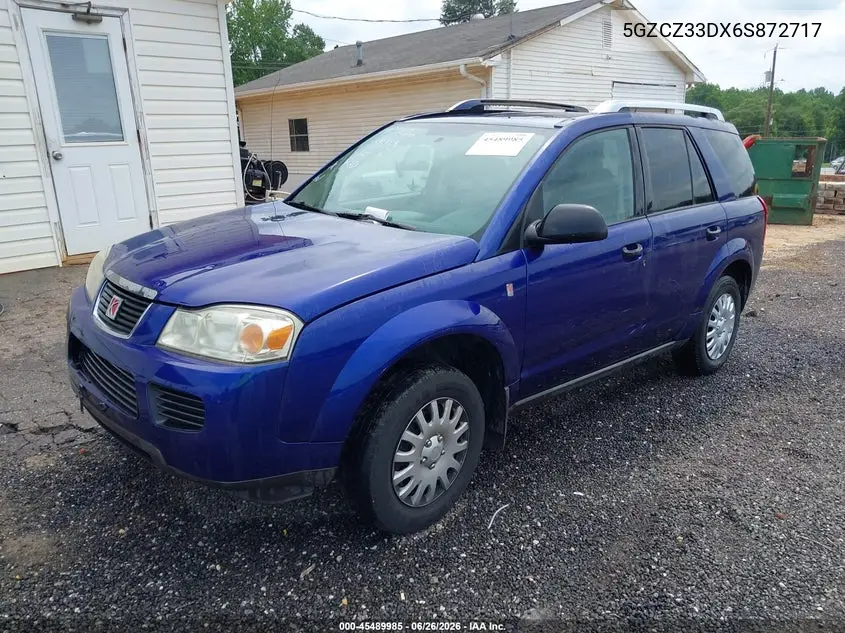 2006 Saturn Vue 4 Cyl VIN: 5GZCZ33DX6S872717 Lot: 45489985