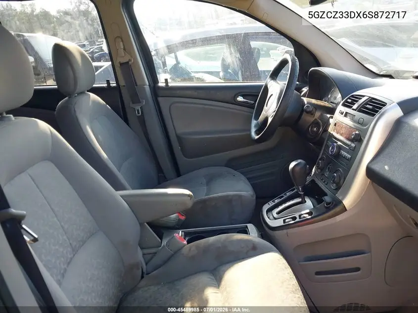 2006 Saturn Vue 4 Cyl VIN: 5GZCZ33DX6S872717 Lot: 45489985
