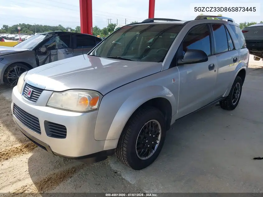 2006 Saturn Vue 4 Cyl VIN: 5GZCZ33D86S873445 Lot: 45513500