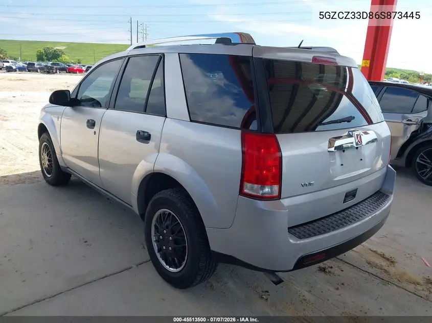 2006 Saturn Vue 4 Cyl VIN: 5GZCZ33D86S873445 Lot: 45513500