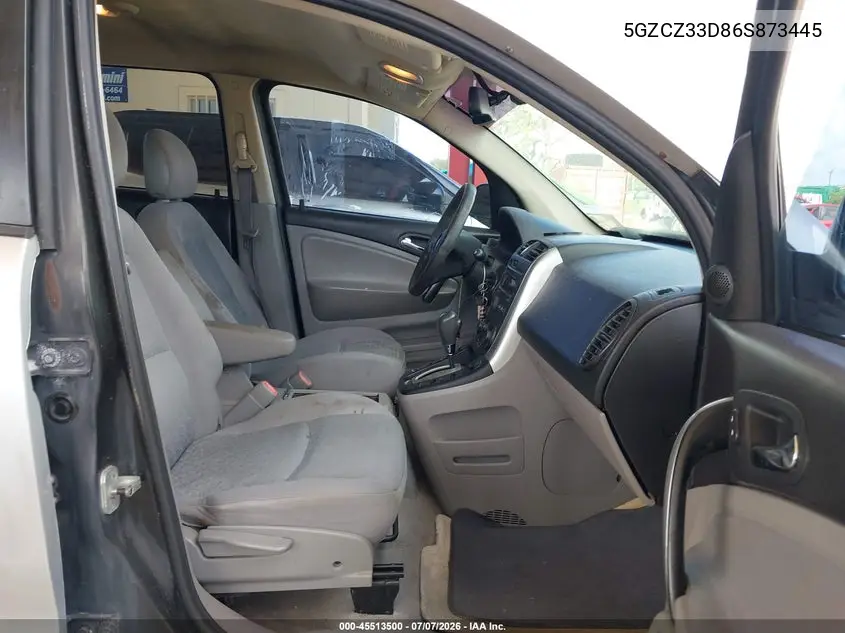 2006 Saturn Vue 4 Cyl VIN: 5GZCZ33D86S873445 Lot: 45513500