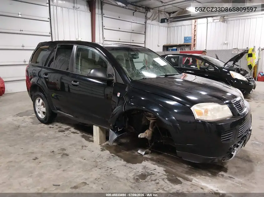 2006 Saturn Vue 4 Cyl VIN: 5GZCZ33D86S809597 Lot: 45533494