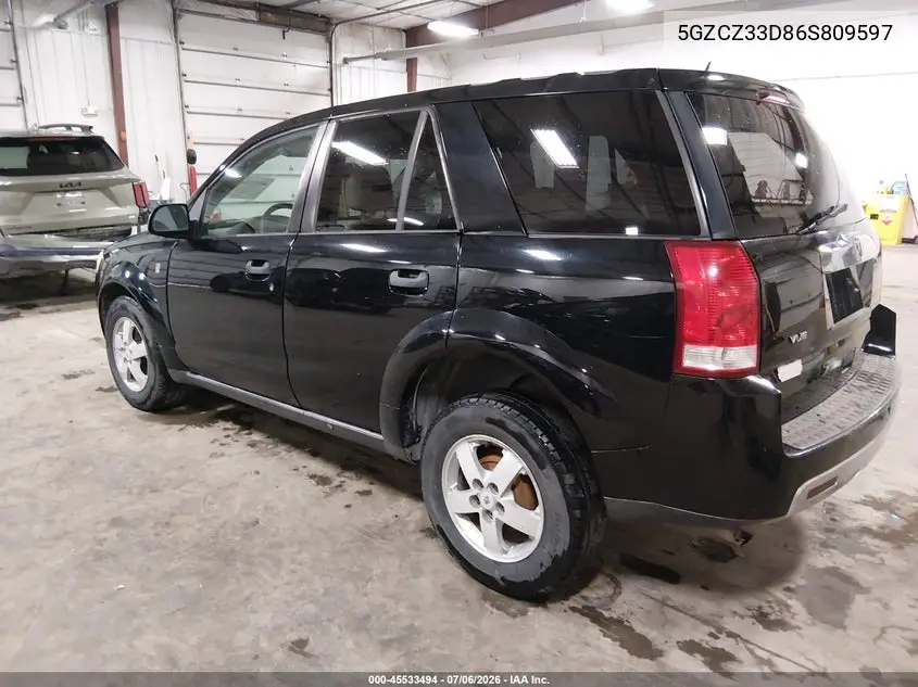 2006 Saturn Vue 4 Cyl VIN: 5GZCZ33D86S809597 Lot: 45533494