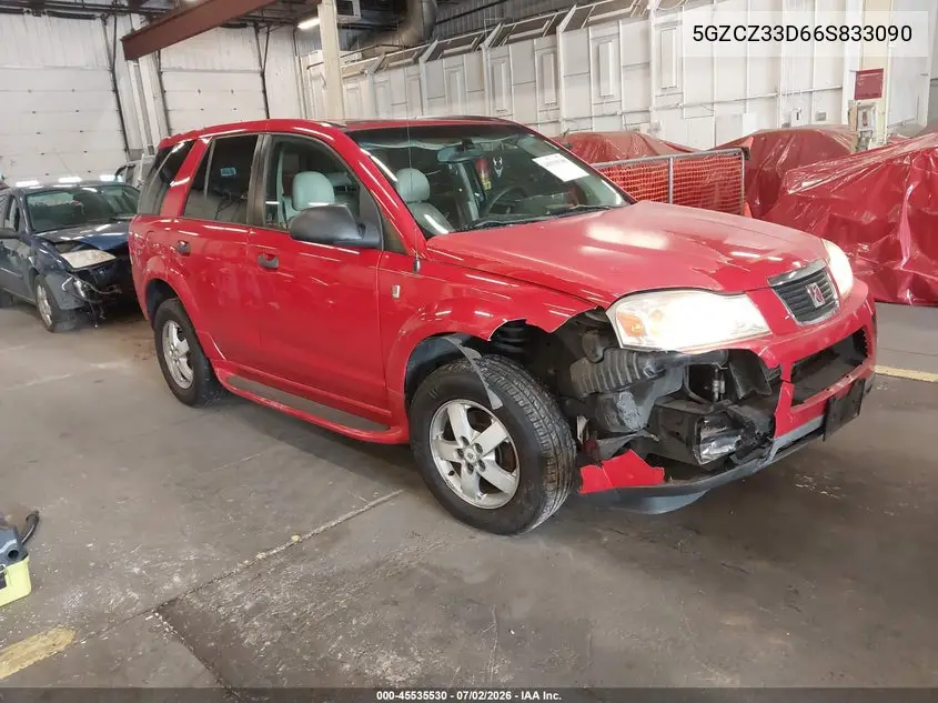 2006 Saturn Vue 4 Cyl VIN: 5GZCZ33D66S833090 Lot: 45535530