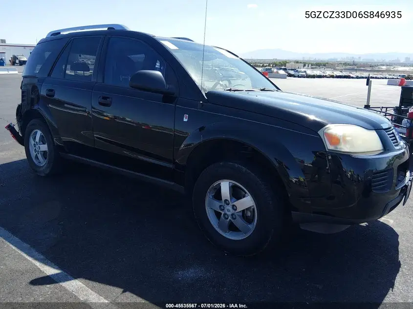 2006 Saturn Vue 4 Cyl VIN: 5GZCZ33D06S846935 Lot: 45535567