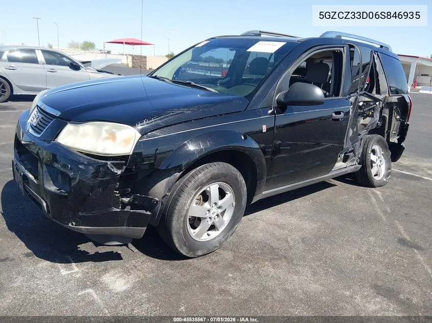 2006 Saturn Vue 4 Cyl VIN: 5GZCZ33D06S846935 Lot: 45535567