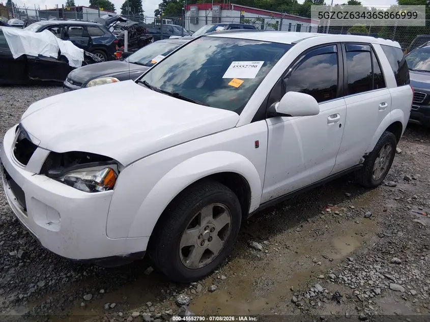 2006 Saturn Vue V6 VIN: 5GZCZ63436S866999 Lot: 45552790